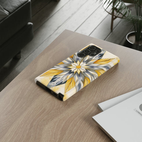 Sunshine Bloom Mosaic - Impact Resistant Phone Case